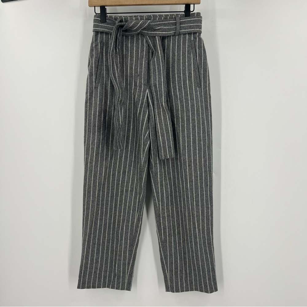 Aritzia Wilfred Belted Trousers Wool Cashmere Blend size 2
